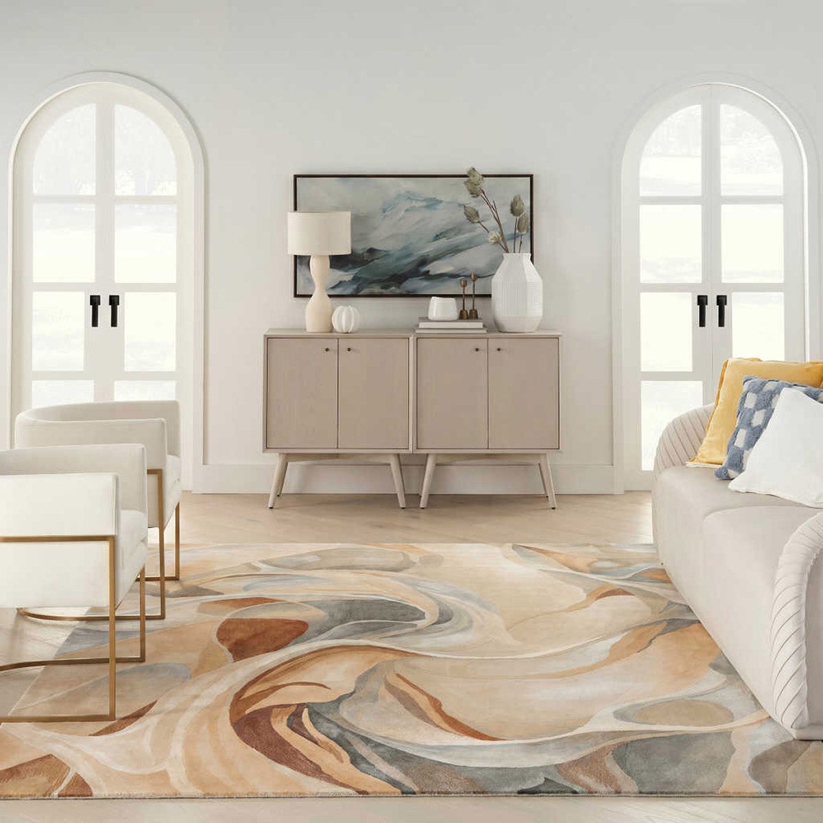 Nourison Kroma Area Rug, Hue, 7'9