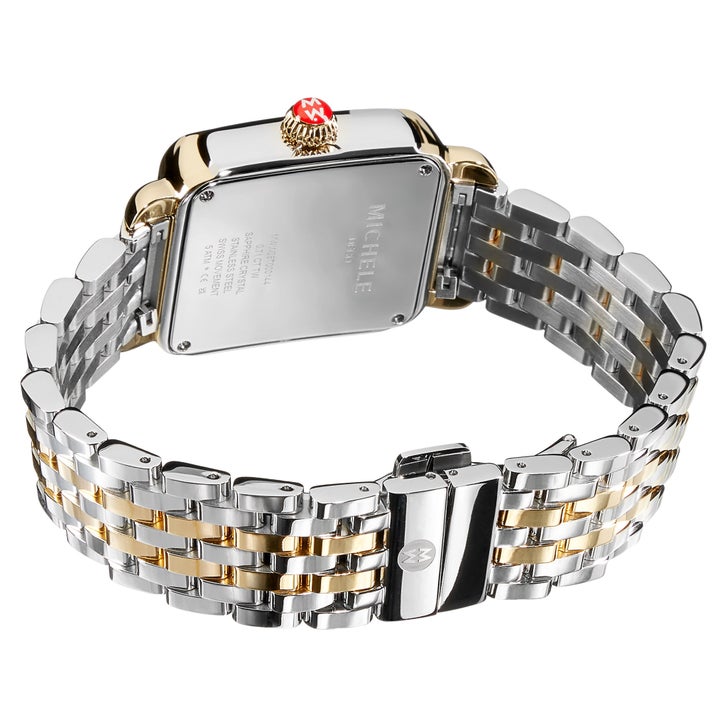 Michele Deco Madison Two-Tone Diamond Dial Quartz Women's Watch