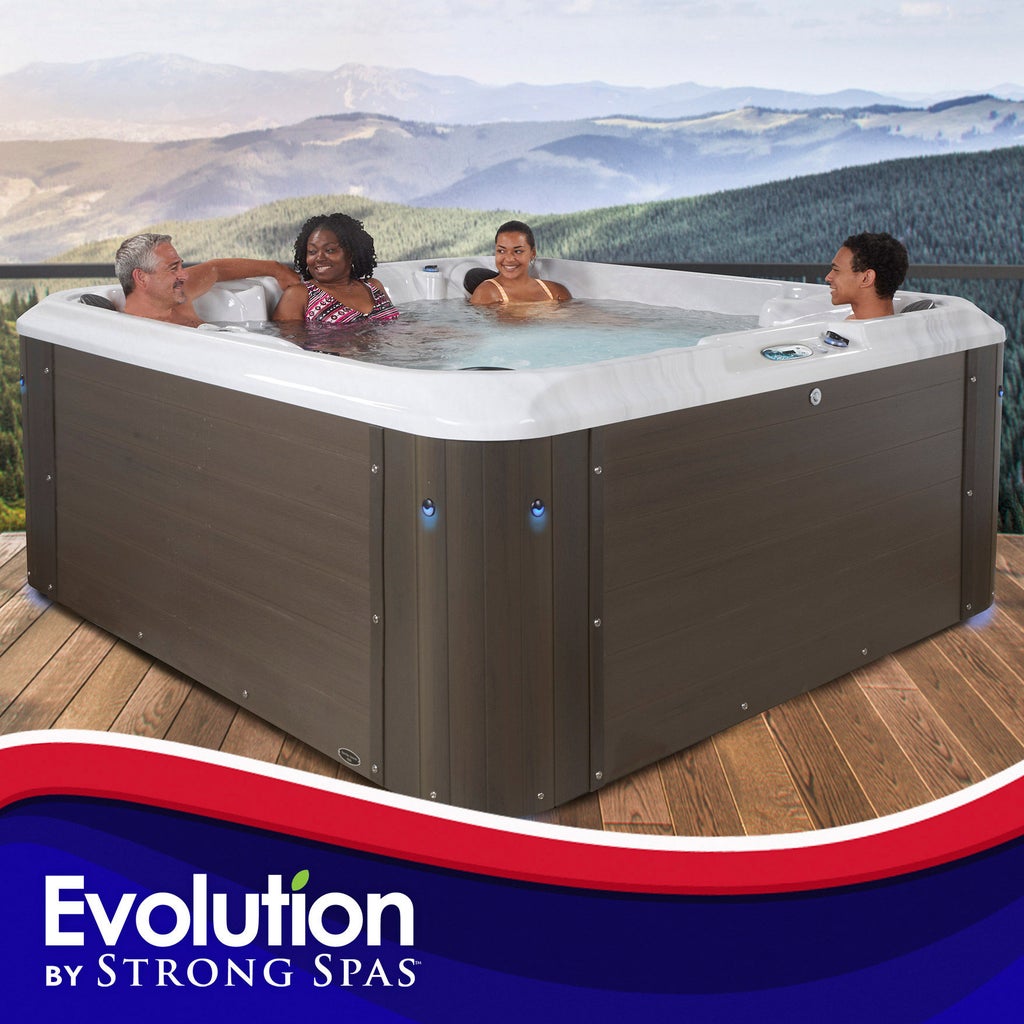 Evolution by Strong Spas Monarch 90-jet, 7-person Acrylic Spa | Costco