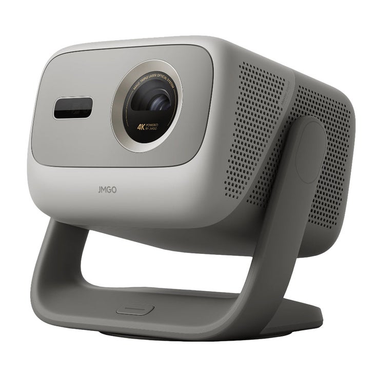 JMGO N3 4K UHD Triple Laser Google TV Smart Projector Bundle with