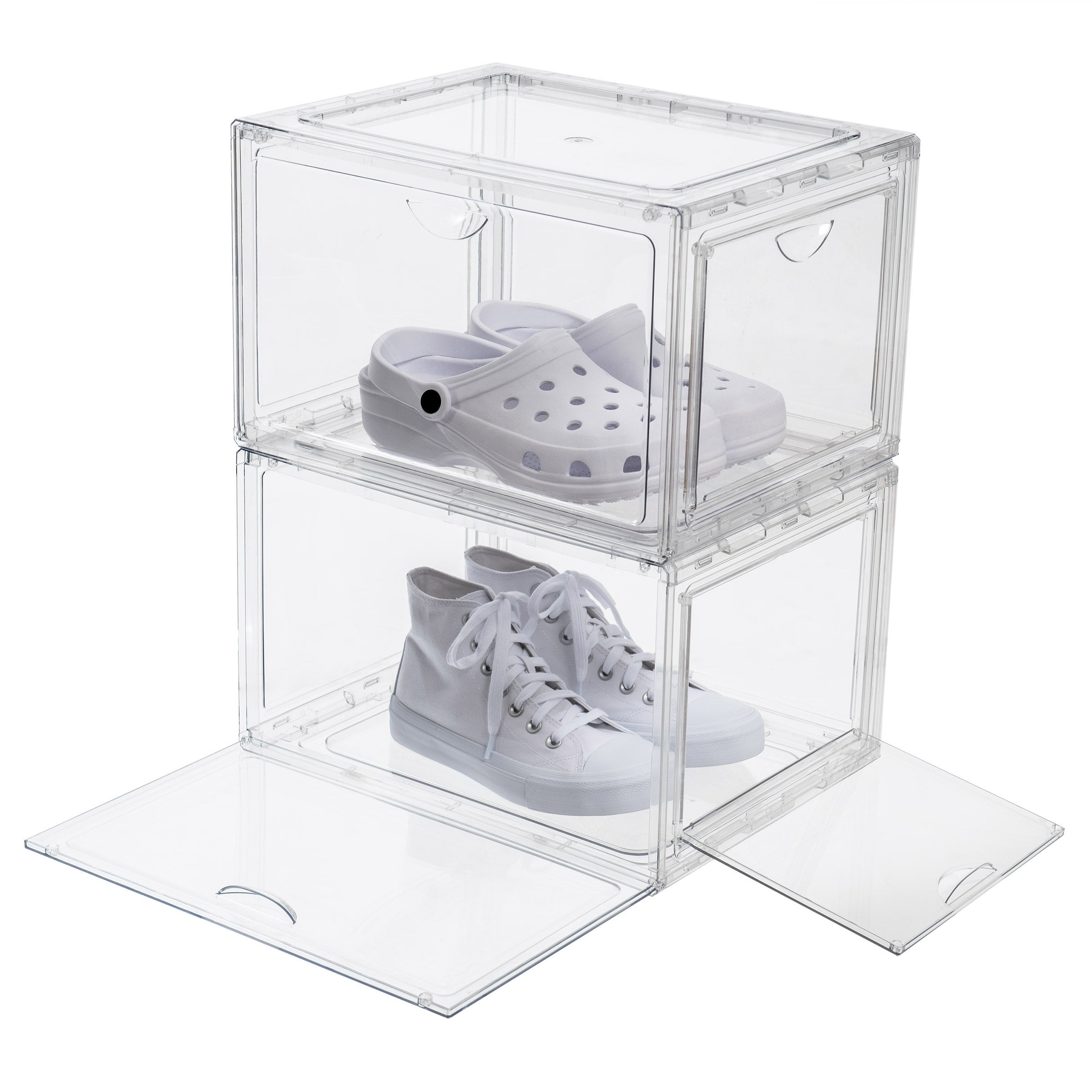 Stackable Shoebox & Organizer, 4-pack | Costco