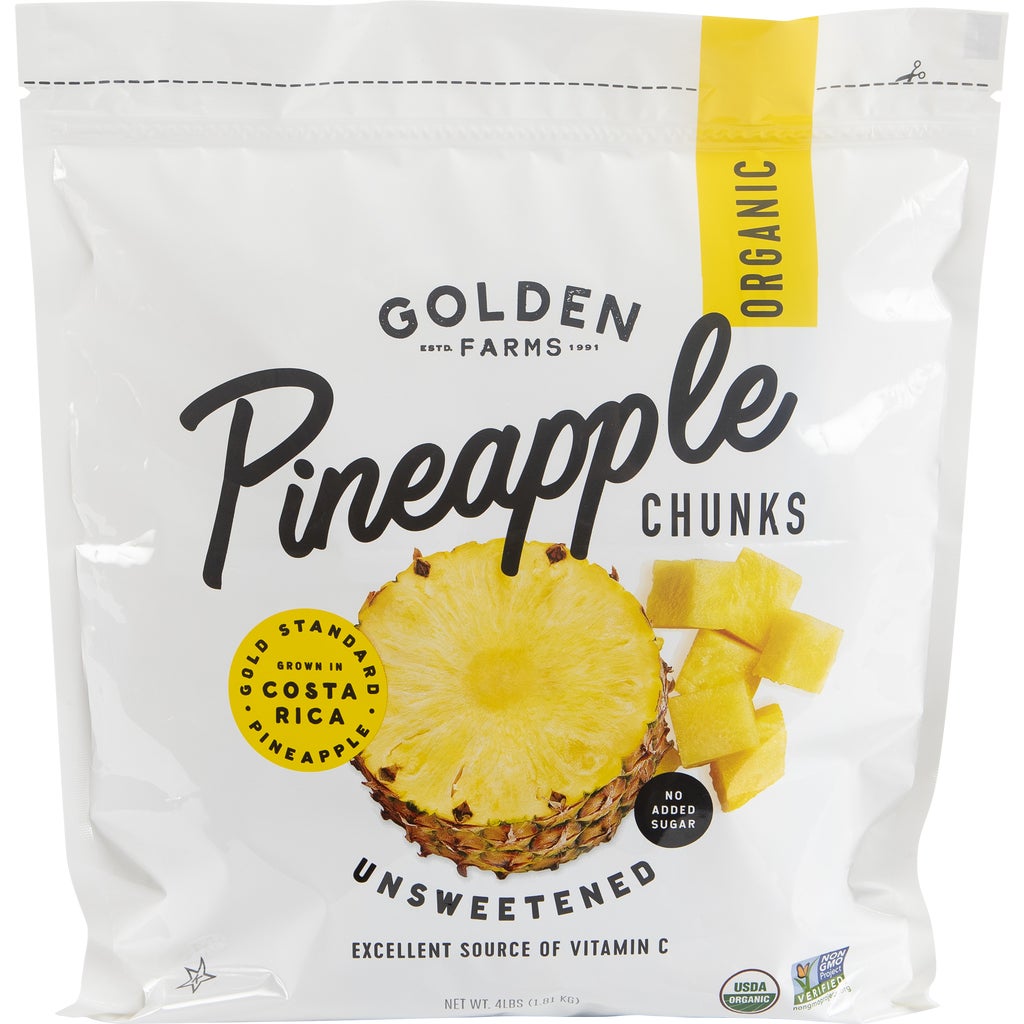 Anapat#1×Sevenmoon×CelsoTatsuta 金タグ Golden Farms Pineapple Chunks, 4 lbs | Costco