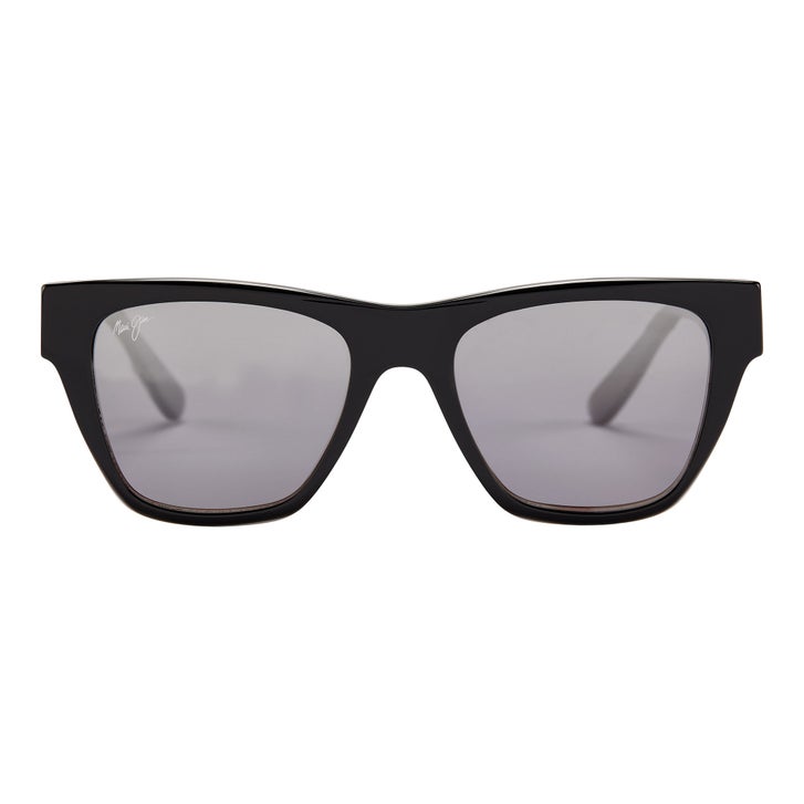 Maui Jim Ekolu DSB867-02B Black and Tan Dual Mirror (Silver-to