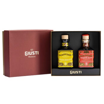 Giusti Balsamic Vinegar and Extra Virgin Olive Oil Duo Set, 2 - 8.4 oz. Bottles (16.8 oz. Total)