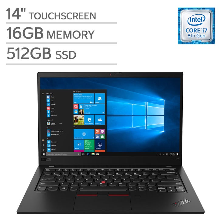 Lenovo ThinkPad X1 Carbon Laptop - Intel Core i7 - 1080p | Costco Lenovo ThinkPad X1 Carbon Laptop - Intel Core i7 - 1080p | Costco