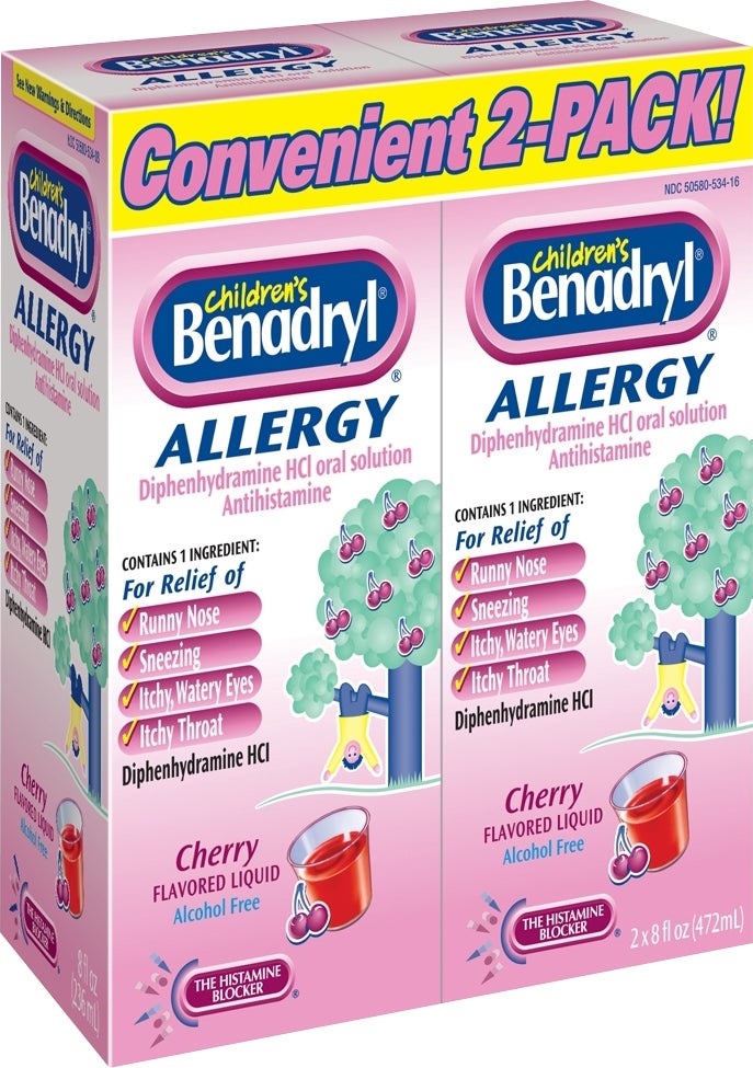 THP 0.5mlリキッド CBP CBD CBN HHBD CRDH Children's Benadryl Allergy Liquid, 8 fl oz, 2 ct | Costco