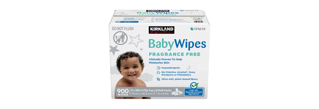 Kirkland Signature Baby Wipes Fragrance Free, 900-count