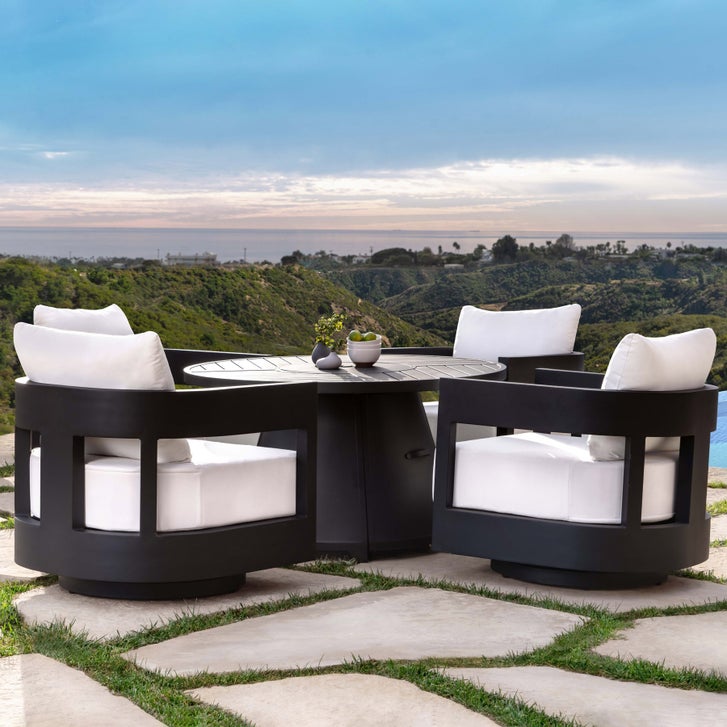 Santino 5-piece Fire Chat Outdoor Patio Set | Costco