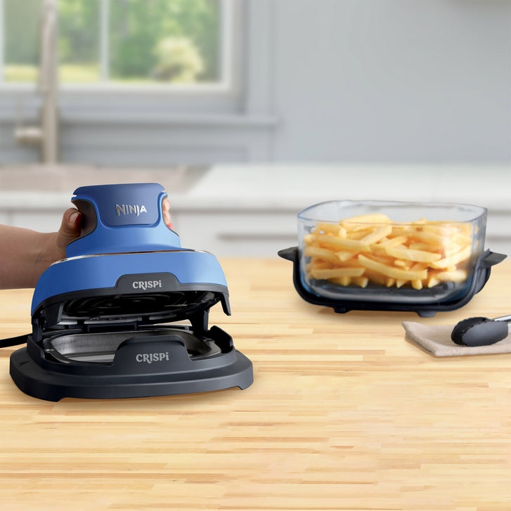 Ninja CRISPi（ニンジャ クリスピー） 中古品☆ Ninja Crispi 5-in-1 Portable Glass Air Fry Cooking System, 3