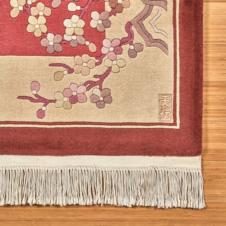 Pagoda Hand Knotted Rug Collection, Olten Redwood | Costco