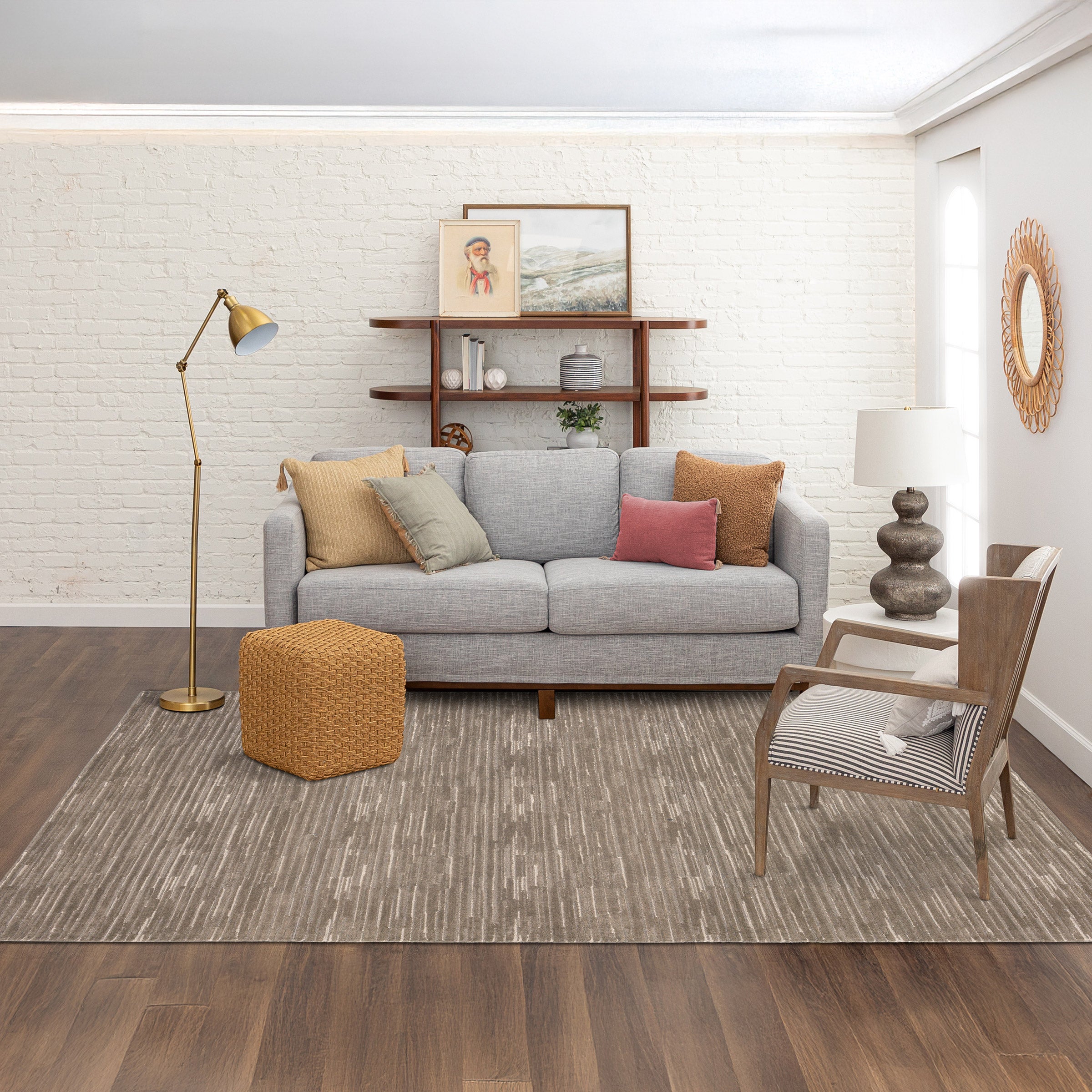Mohawk Home Cantada Area Rug, Pewter Gray, 6' x 9' | Costco
