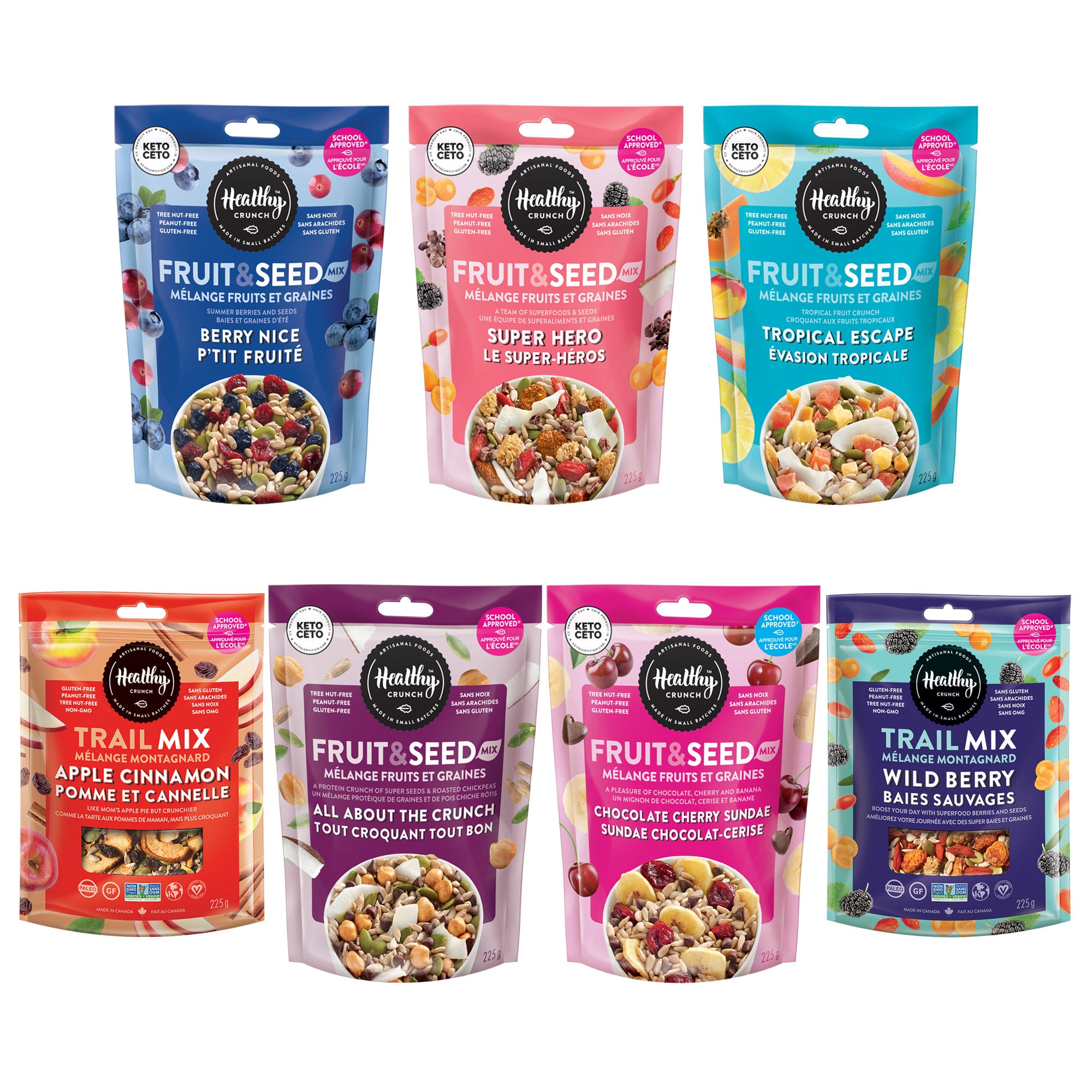 Healthy Crunch Fruit & Seed Mix, 7 × 225 g | Costco
