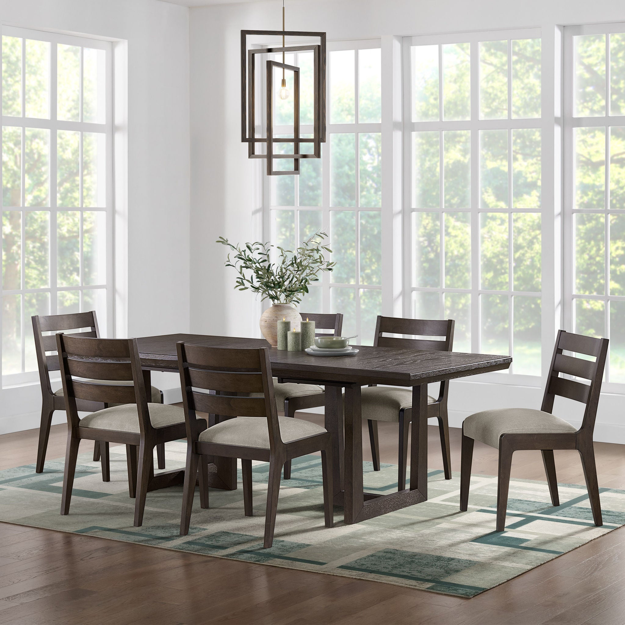 Portalis Dining Table and 6 Chairs | Costco