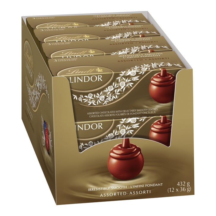 Lindor 3 Pack Assorted, 12 × 36 g | Costco