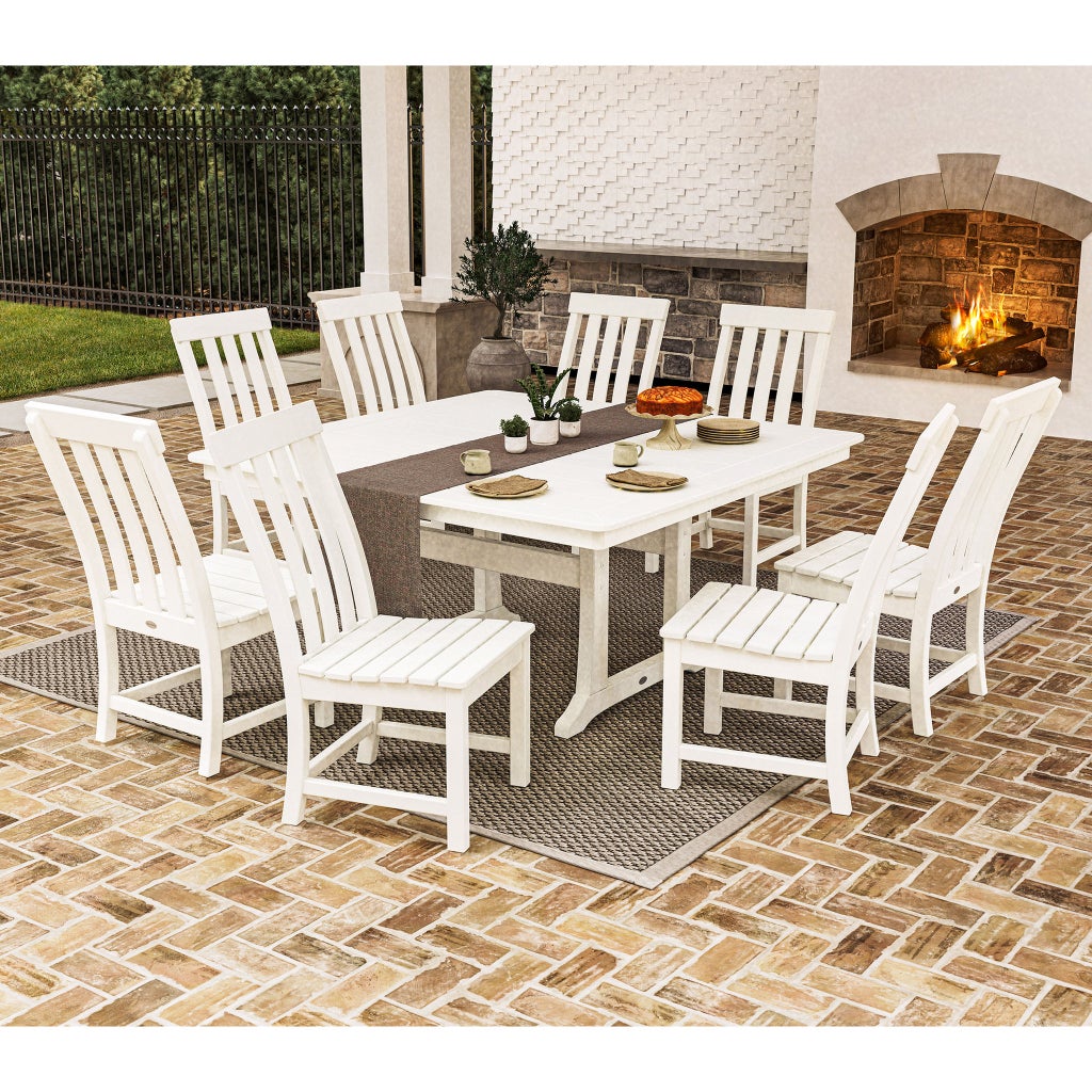 POLYWOOD Prescott 9-piece Outdoor Patio Dining Set | Costco