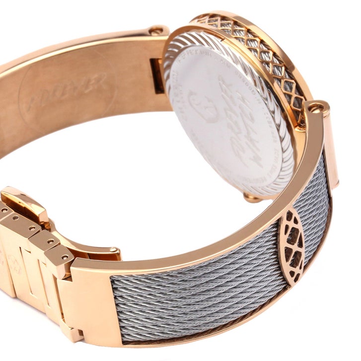 Charriol Forever Two Tone Stainless Steel Quartz Ladies Watch | Costco