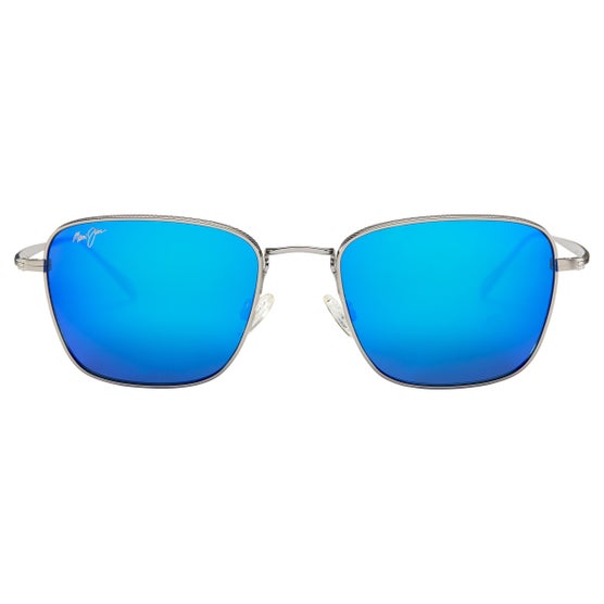 メンズ Maui Jim 偏光 サングラス ブルー チタニウム MJ544-11B