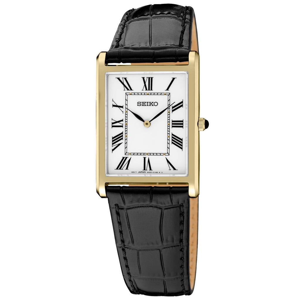 Seiko Essentials Stainless Steel Men's Quartz Watch, 27.2mm | Costco