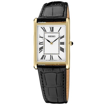 Seiko Essentials Stainless Steel Men's Quartz Watch, 27.2mm | Costco