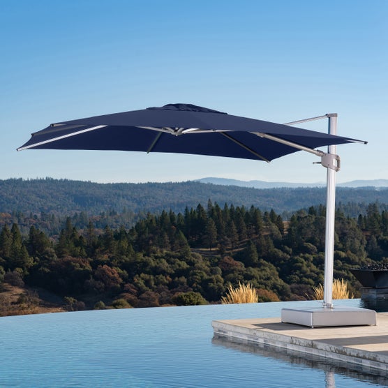 costco outdoor patio square umbrella 9 Cantilever Replacement Canopy 463095 6 height and angle to choose Replacement Canopy for Square Cantilever