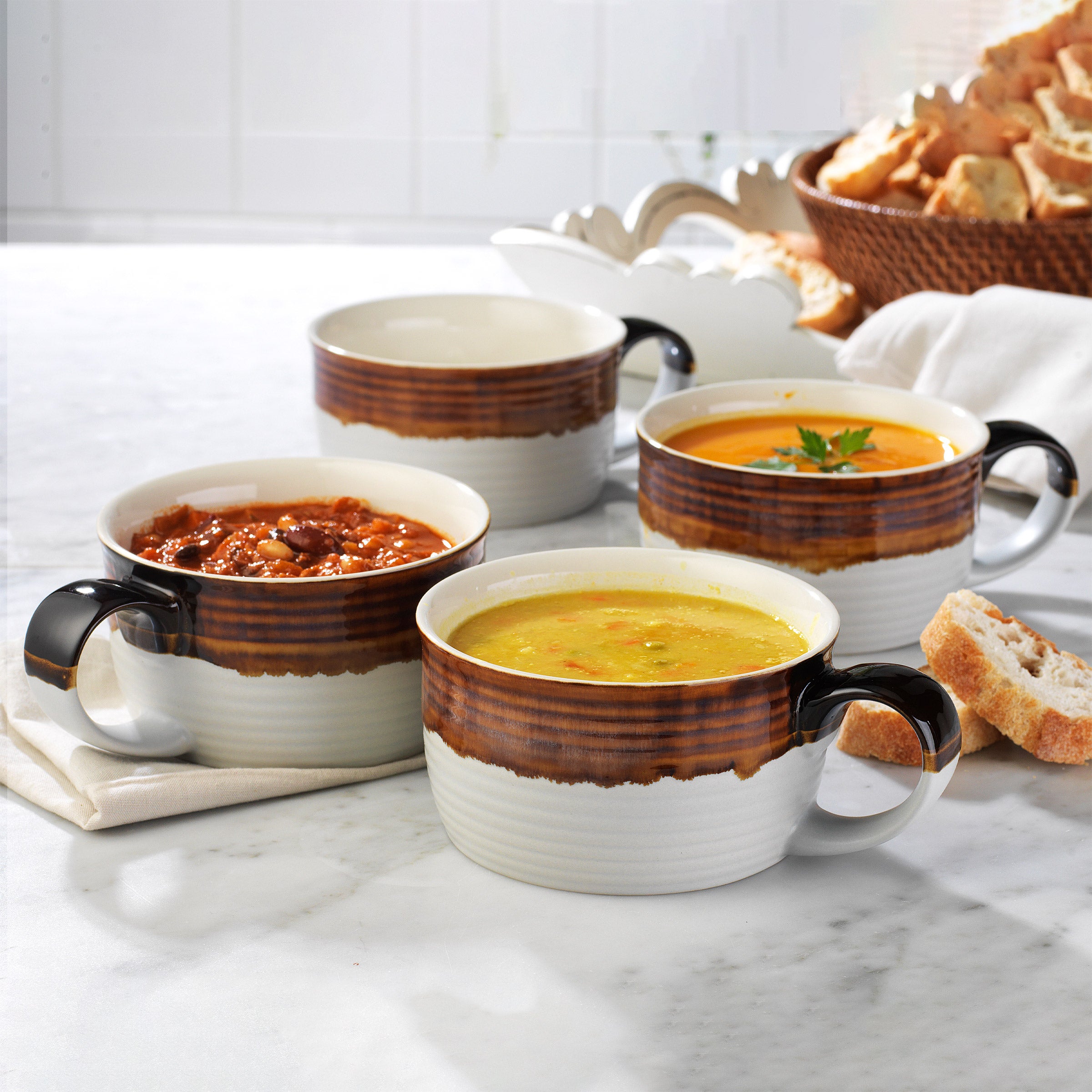 Home Essentials Set of 4 Oversized Mugs | Costco
