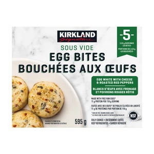 Kirkland Signature Cheese & Peppers Egg Whites Bites 595 g