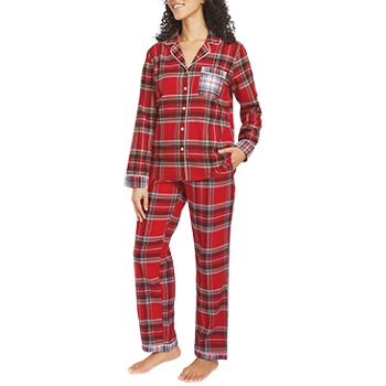 Lands' End Women's Flannel Pajama Set