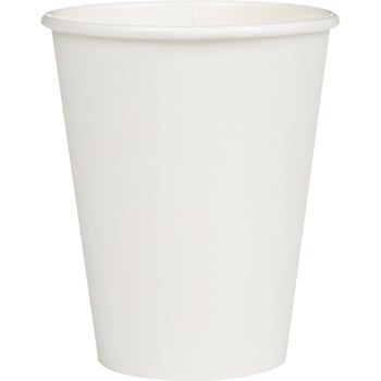 Solo Paper Hot Cups, White, 8 oz, 200 ct