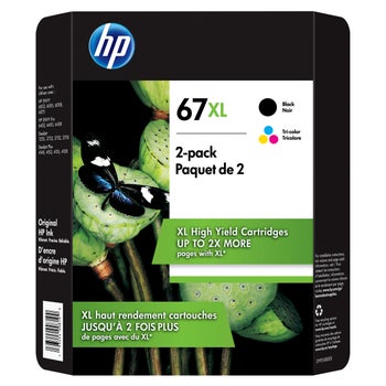 HP 67XL High Yield Ink Cartridge, Black & Tri-Color | Costco