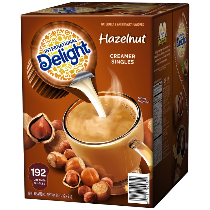 International Delight Liquid Creamer, Hazelnut, 192-count | Costco