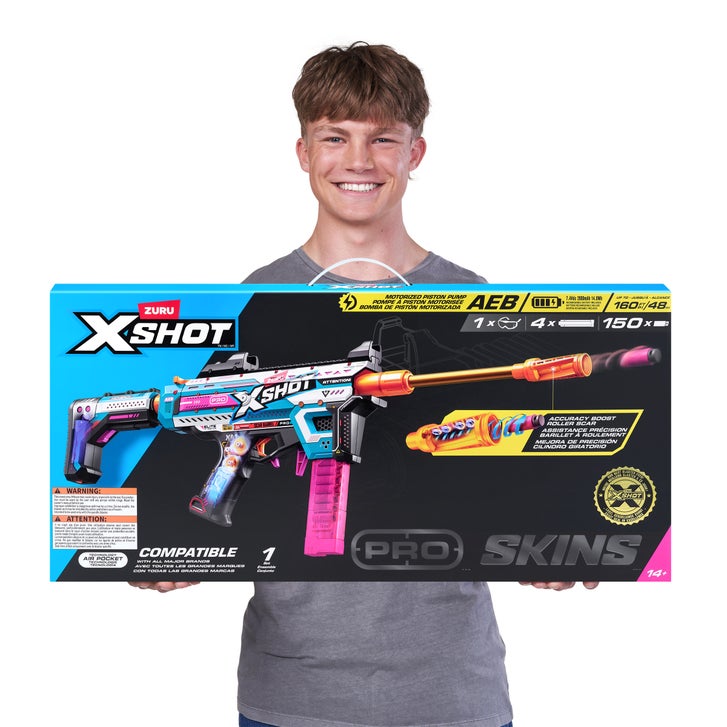 XSHOT Pro Skins Motorized Piston Pump Dart Blaster | Costco