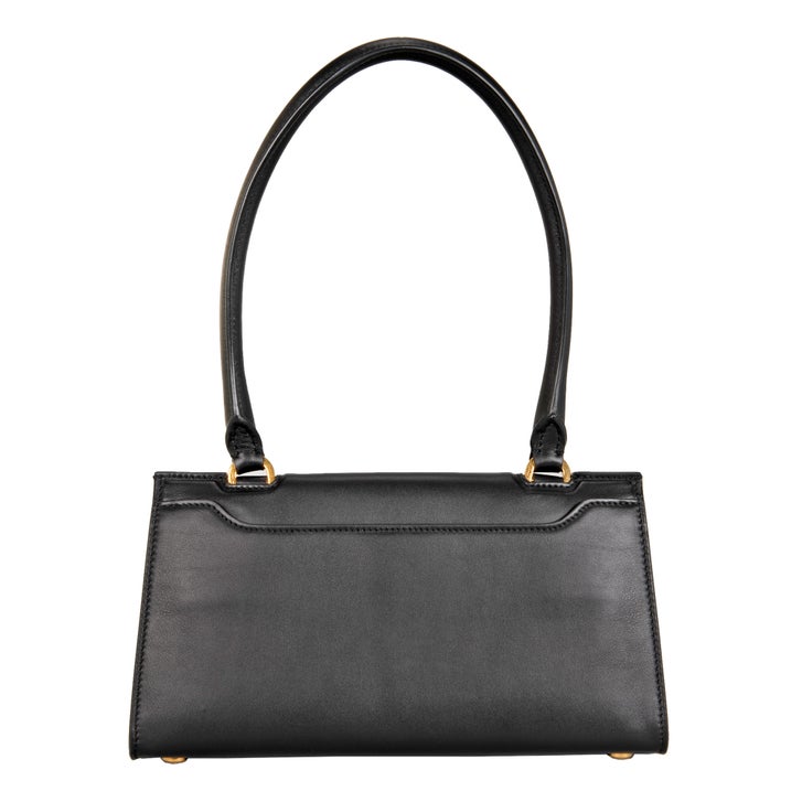 Ferragamo Swing Top Handle Bag, Black | Costco