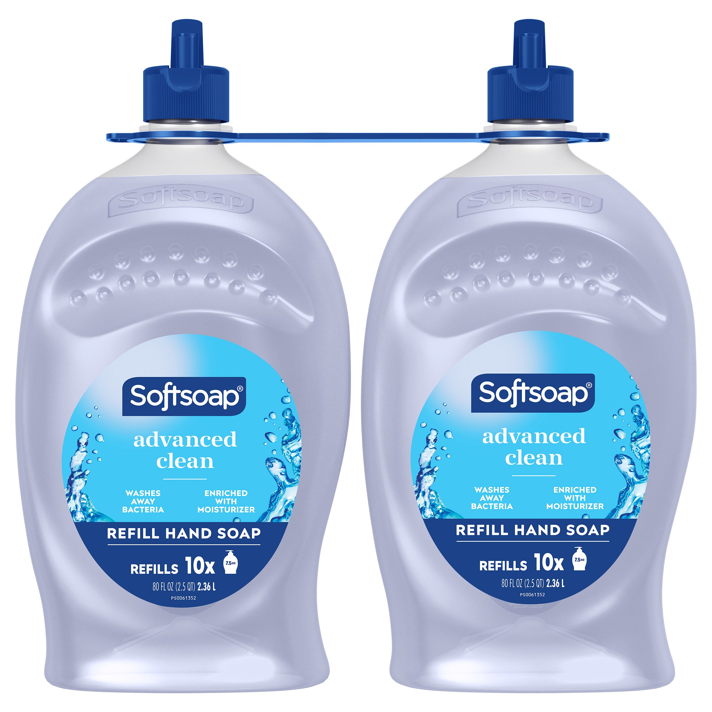 Softsoap Advanced Clean Liquid Hand Soap Refill 80 oz, 2-pack | Costco