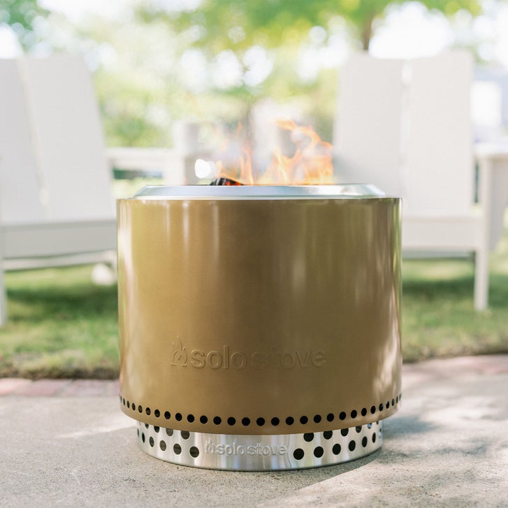 Solo Stove Bonfire 2.0 Metalic Bronze Wood Burning Fire Pit +