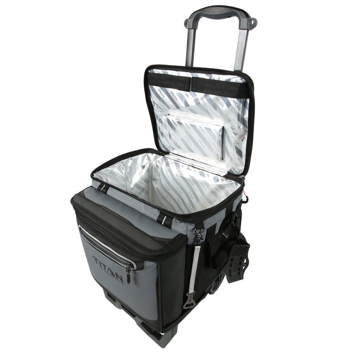 Titan 60-can Rolling Collapsible Cooler With All-terrain Cart | Costco