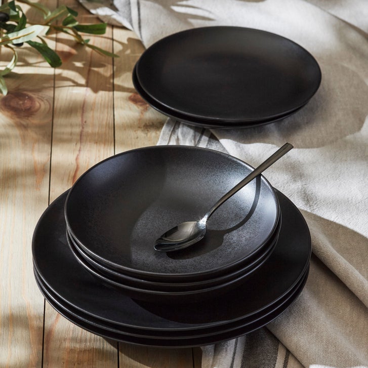 Stone Lain Semplice Stoneware Dinnerware Set, 12-pieces | Costco