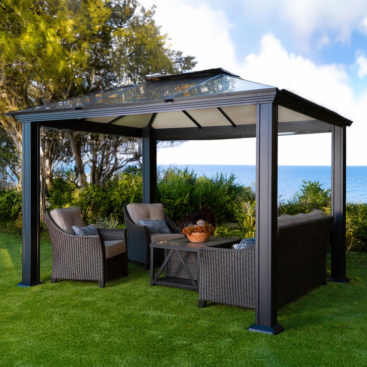 Paragon Santa Monica Aluminum Gazebo | Costco