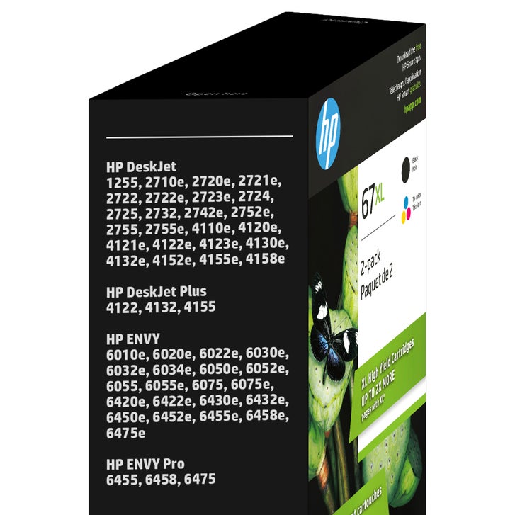 HP 67XL High Yield Ink Cartridge, Black & Tri-Color | Costco