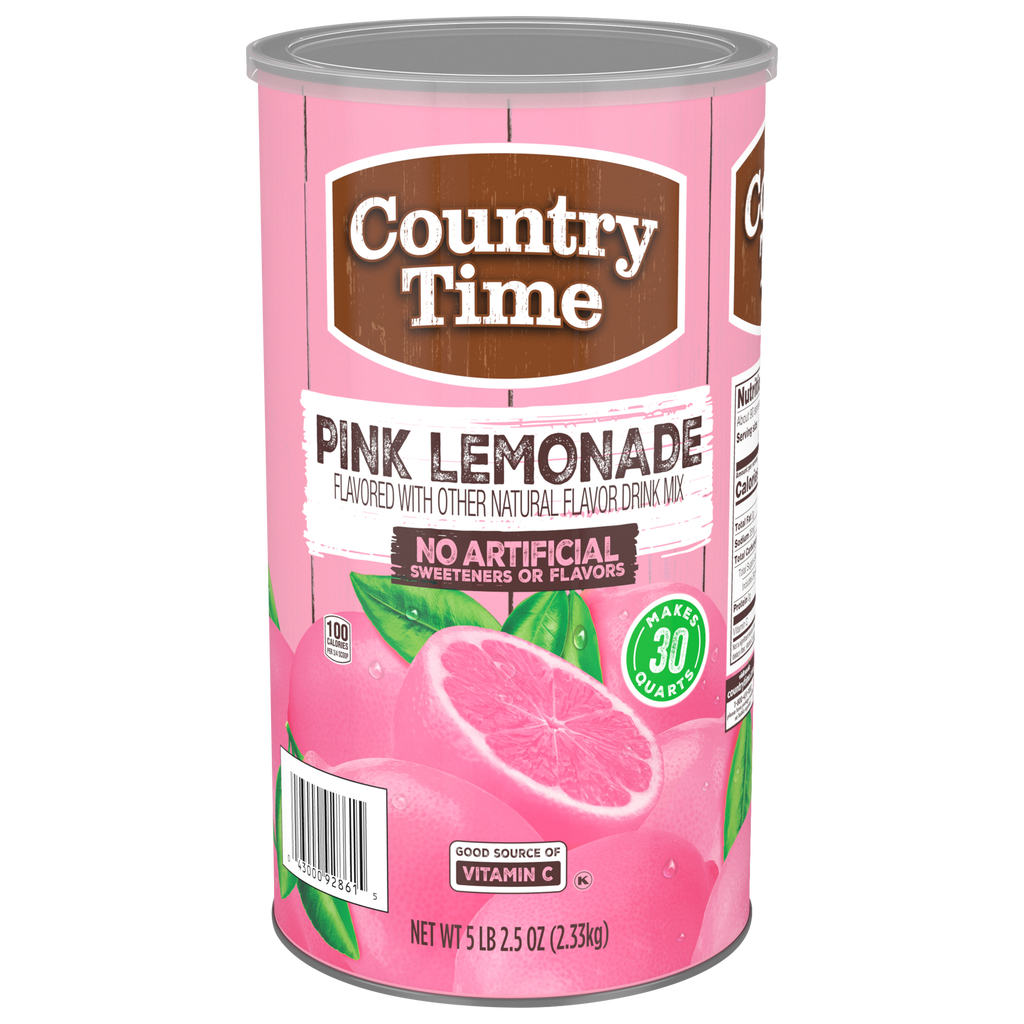 Country Time Drink Mix, Pink Lemonade, 82.5 fl oz | Costco