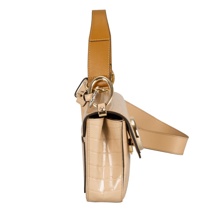 Chloe C Shoulder Bag, Tan | Costco