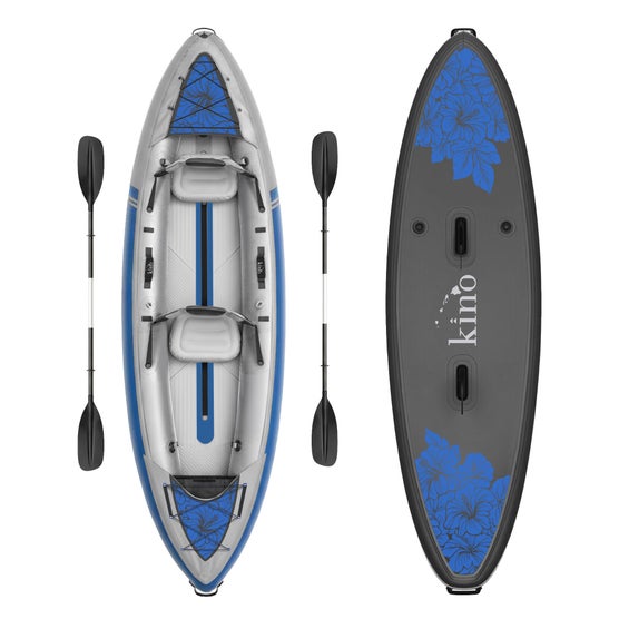 Kino Outdoor Kalua Inflatable Tandem Kayak Bundle | Costco