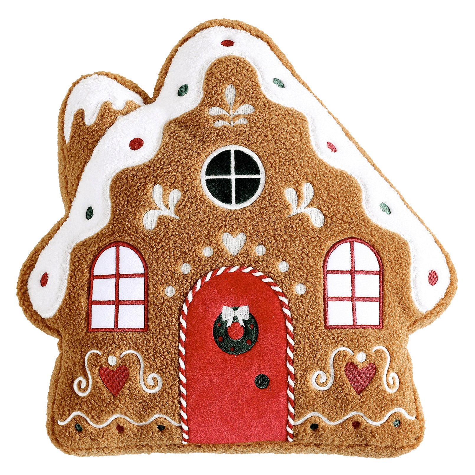 HOLIDAY DECOR PILLOWS PENGUIN OR GINGERBREAD HOUSE