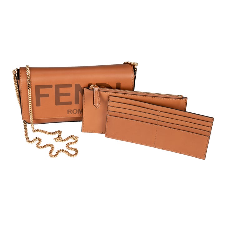 Fendi Small Wallet on Chain, Brown | Costco