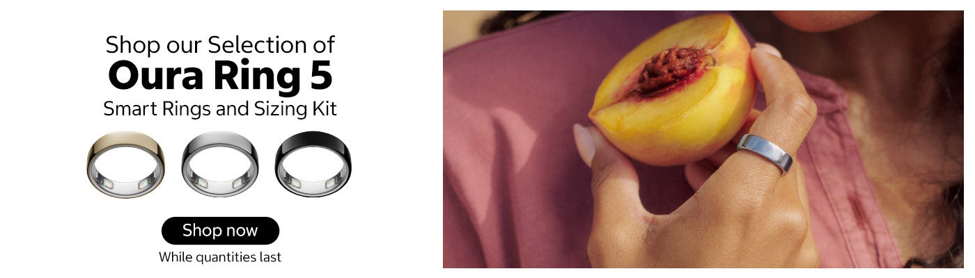 Shop our Selection of Oura Ring 5 Smart Rings and Sizing Kit Shop Now While quantities last