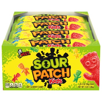 Sour Patch Kids Soft & Chewy Candy, 2 oz, 24-count | Costco