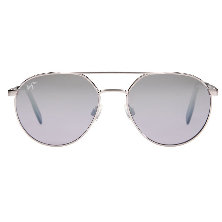 Maui Jim Waterfront DSB830-11 Grey Metal Dual Mirror (Silver-to
