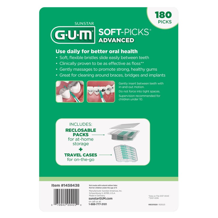 GUM Soft-Picks Advanced Mint, 180-count | Costco