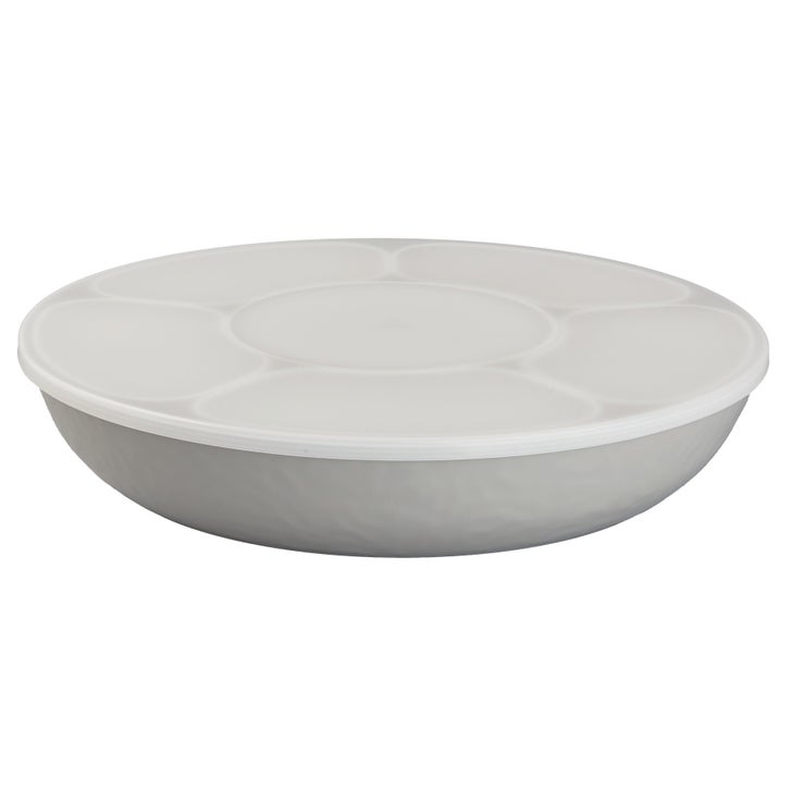 7-piece Melamine Lazy Susan with Cover | Costco