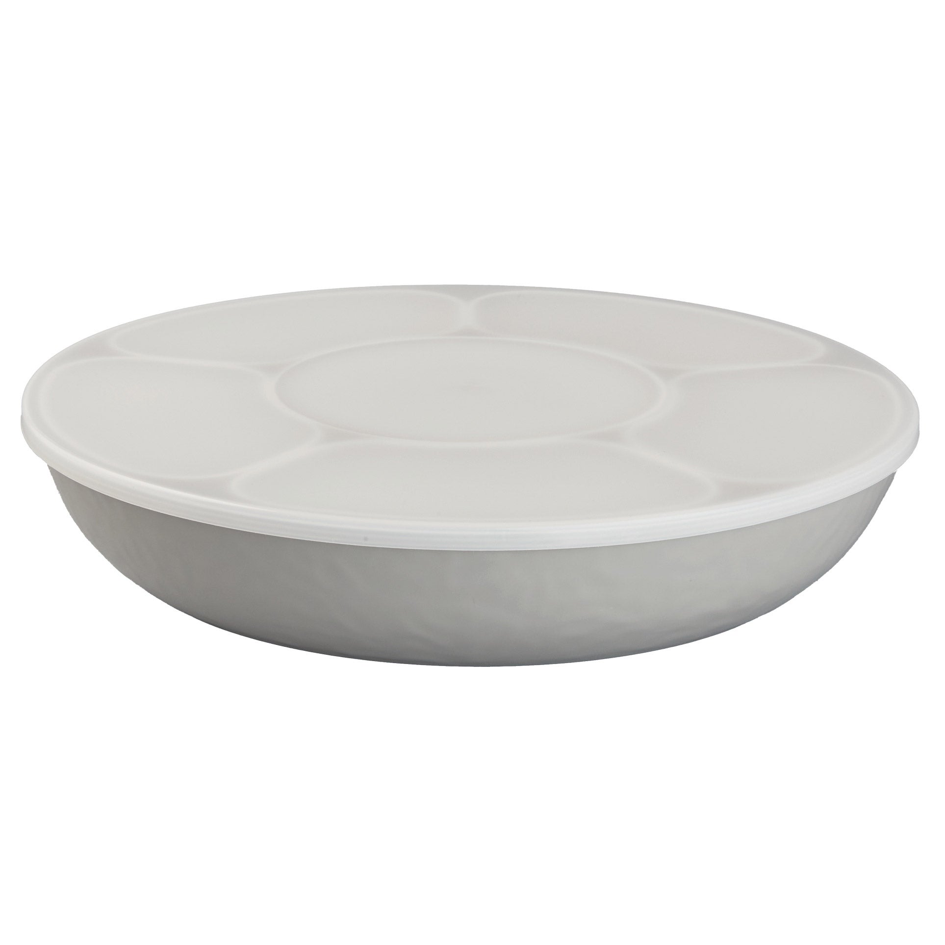 その他 加工食品 Susan 7-piece Melamine Lazy Susan with Cover | Costco