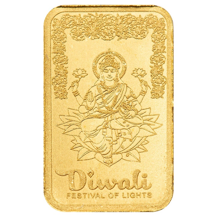 25 Gram PAMP Suisse Diwali Lakshmi Multigram Gold Bar (New in